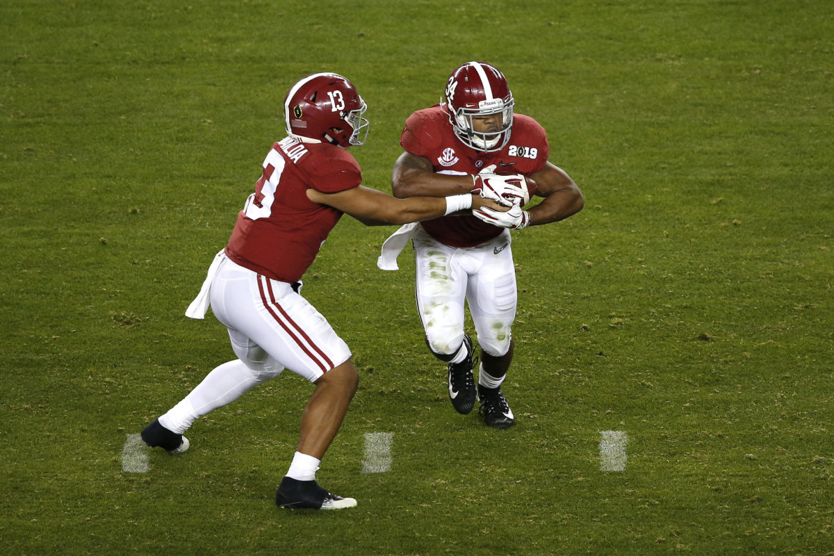 Damien Harris not amused by LSU shirt he received and he spoke on it