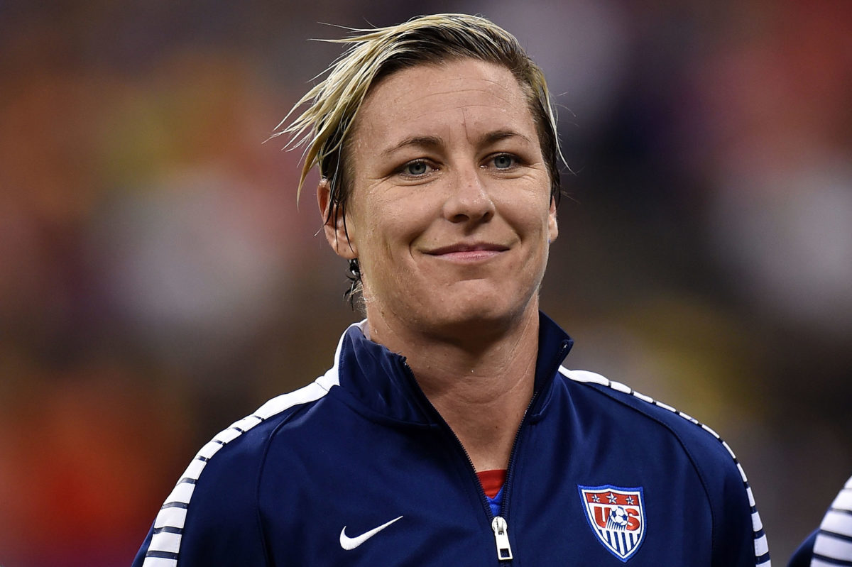 Abby Wambach back when she played for Team USA.