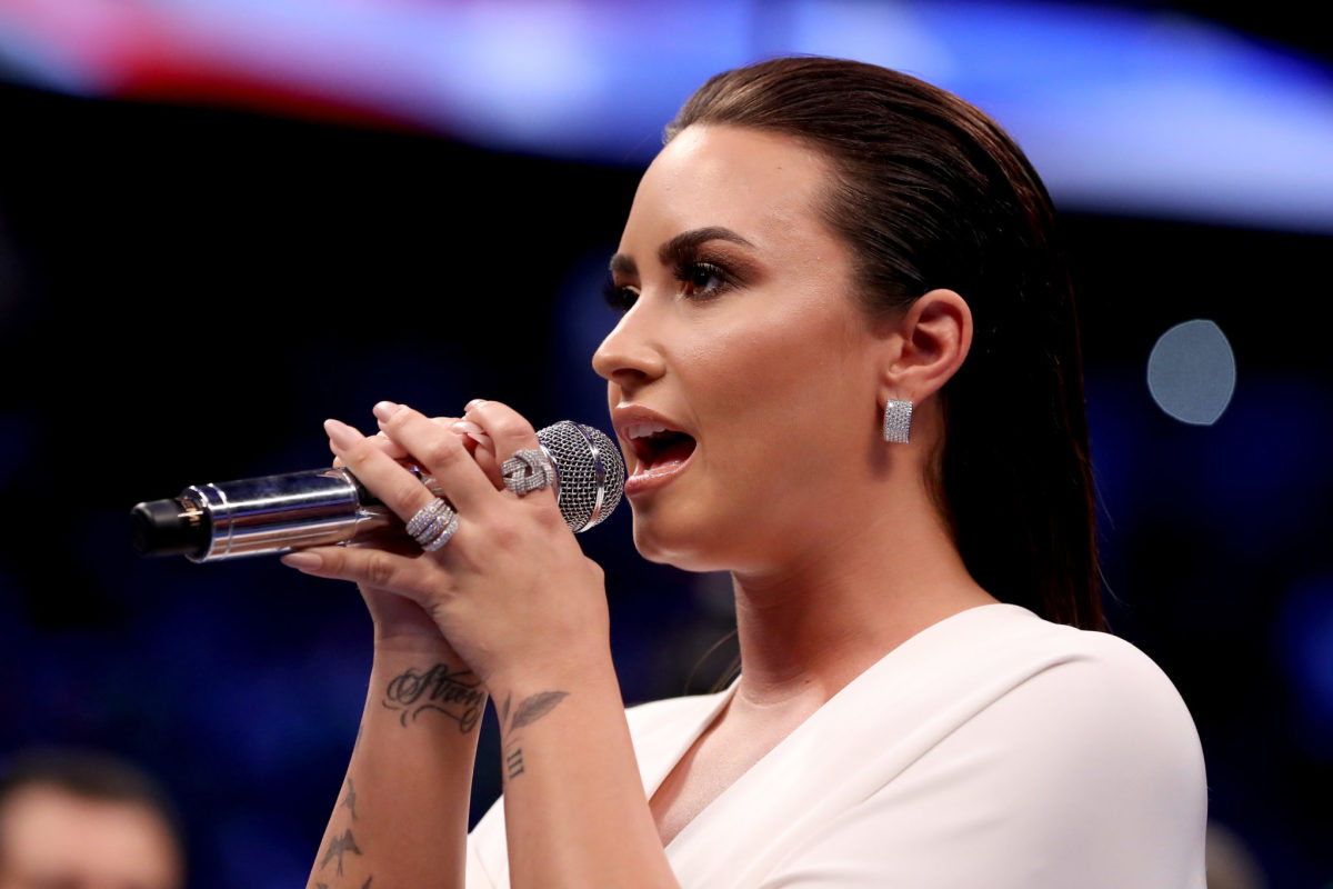 The Betting Line For Demi Lovato's National Anthem Is Set - The Spun:  What's Trending In The Sports World Today