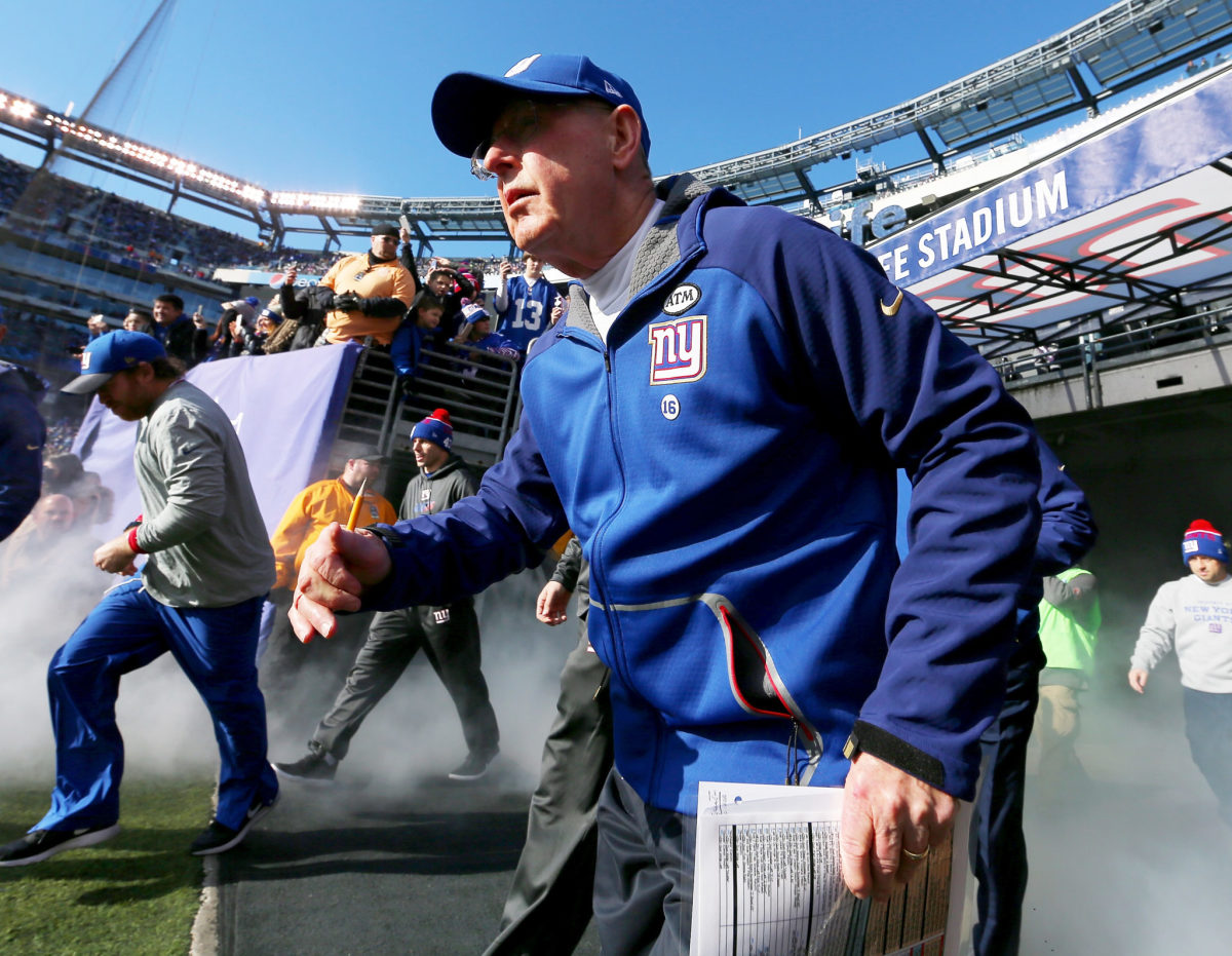 Tom Coughlin Out for the Giants