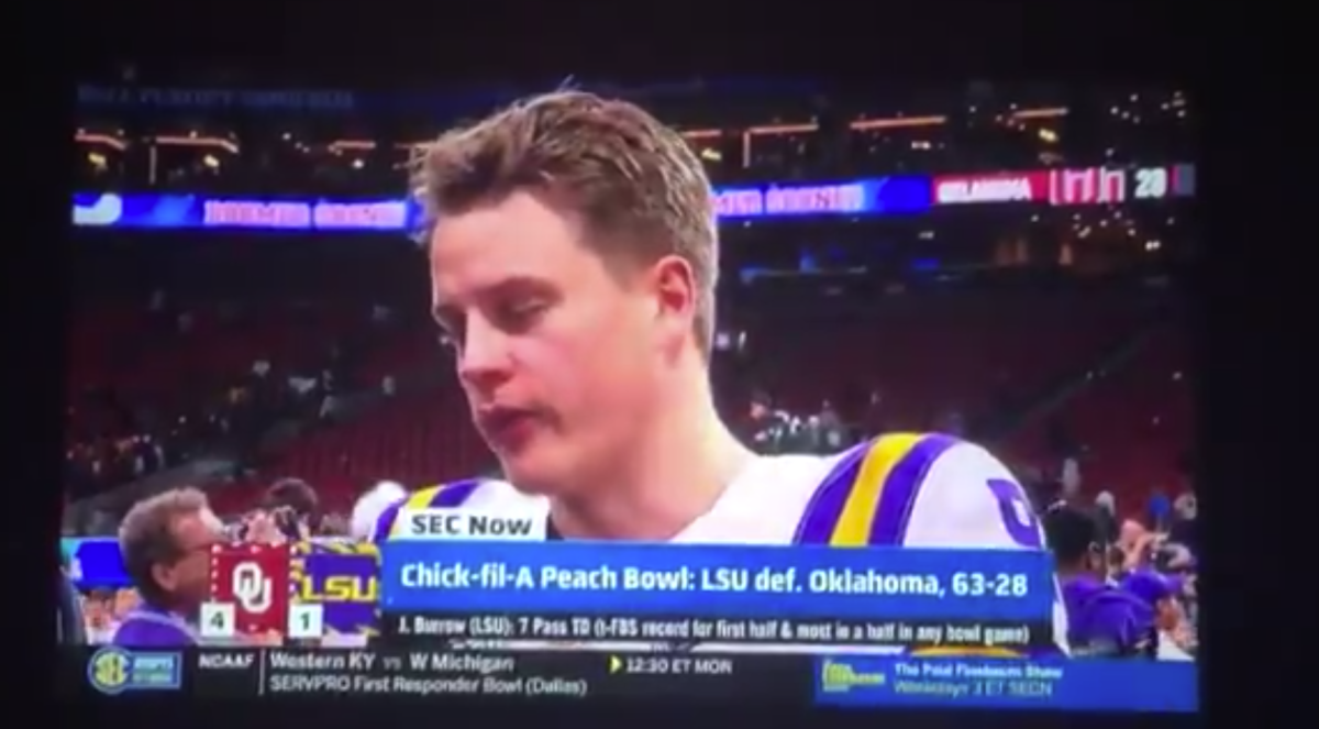 VIDEO: Joe Burrow Finds Out About Plane Crash Live on Air