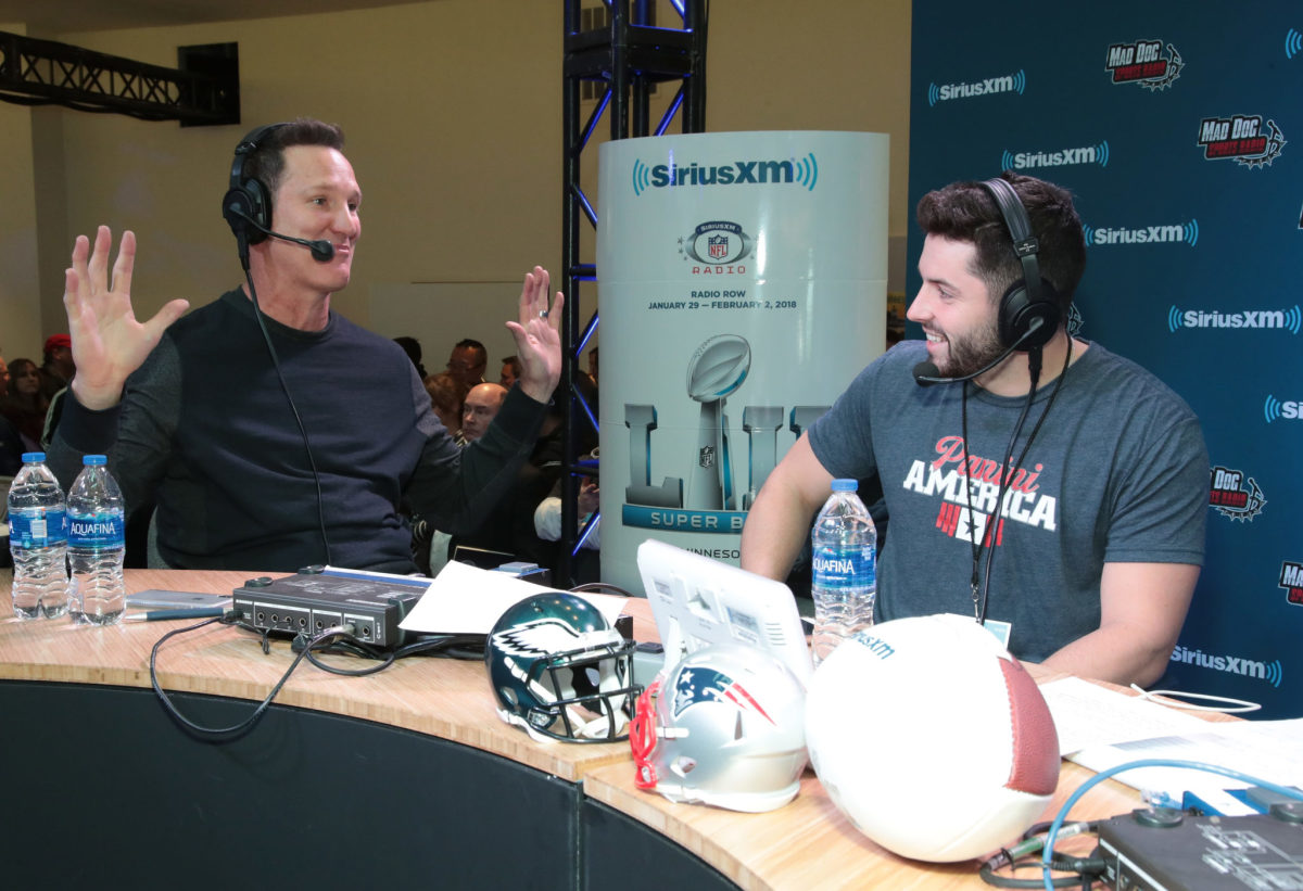 Danny Kanell talks to Baker Mayfield on the radio.