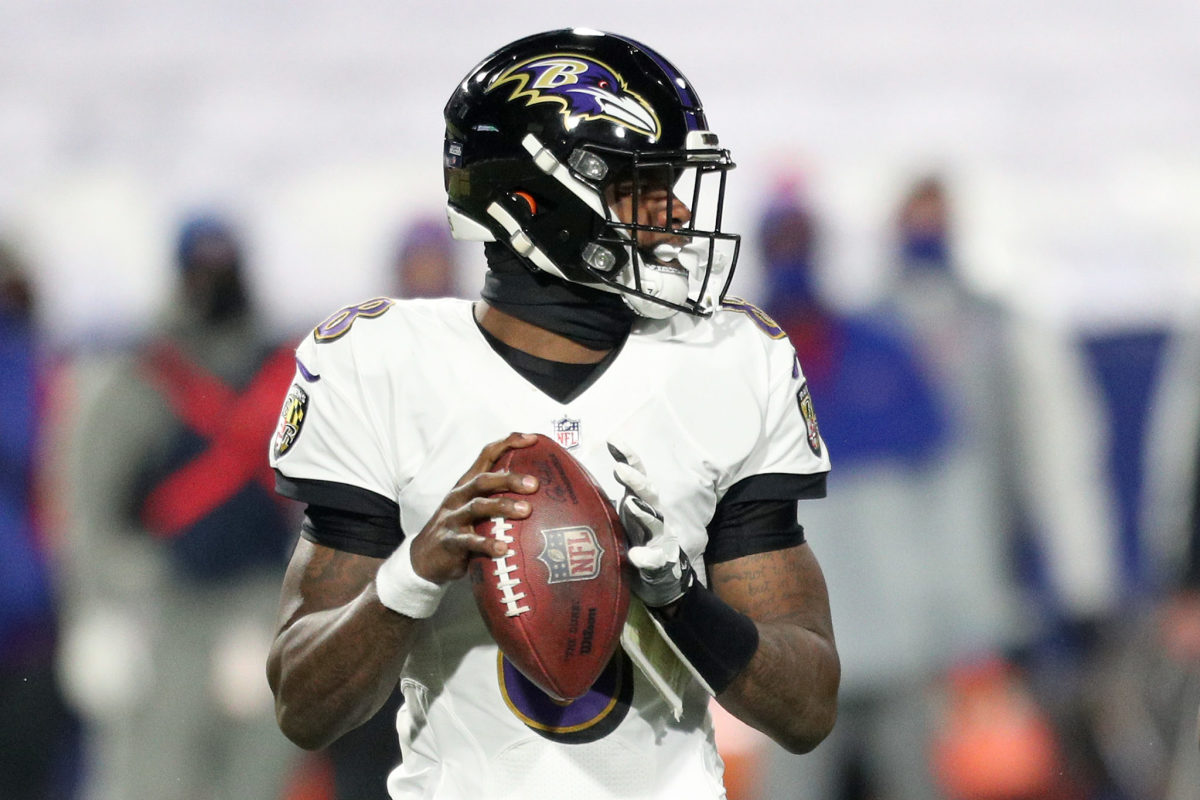 Baltimore Ravens quarterback Lamar Jackson on Saturday night.