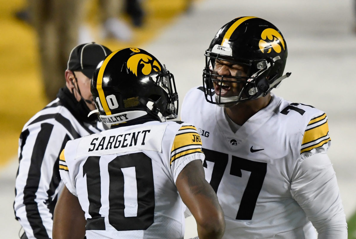 Q&A With Alaric Jackson: Iowa Career, NFL Preparation, Pro Day - The Spun