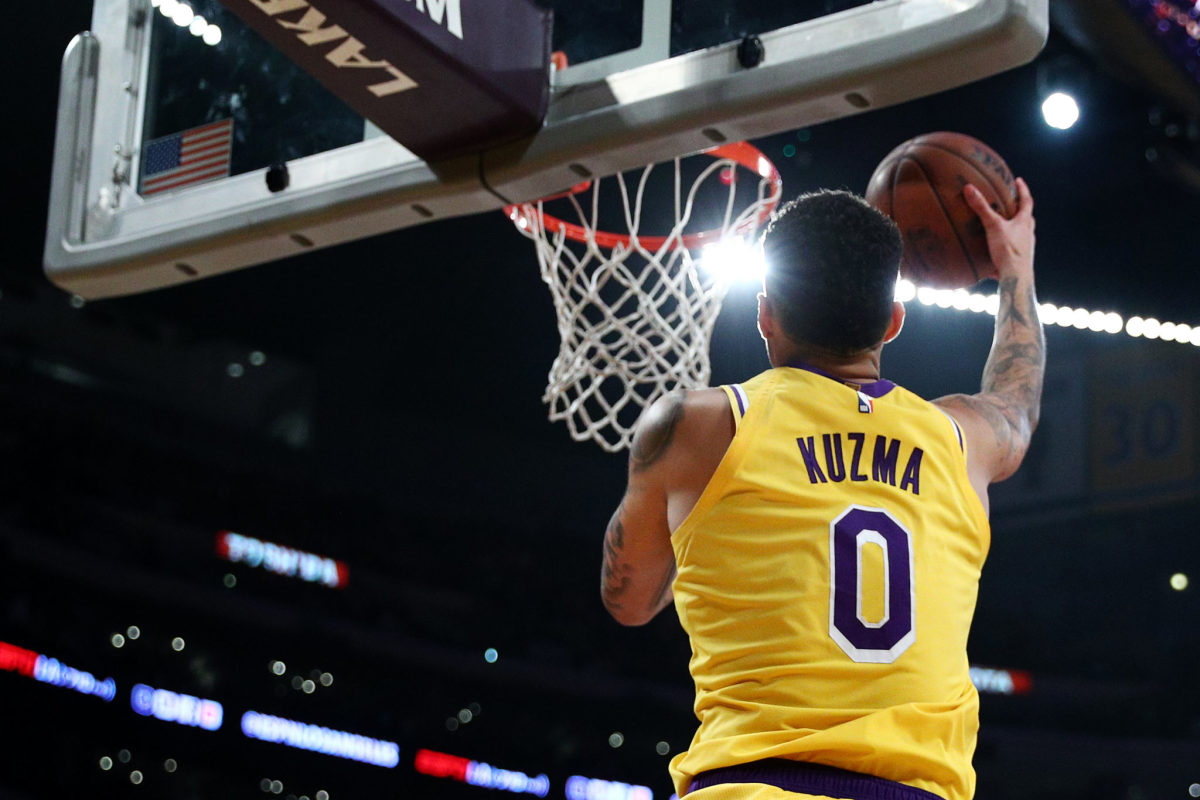 Lakers' Kyle Kuzma (eye) expected to play Friday