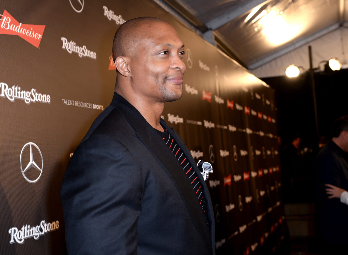 Former NFL player Eddie George at the Rolling Stone Live