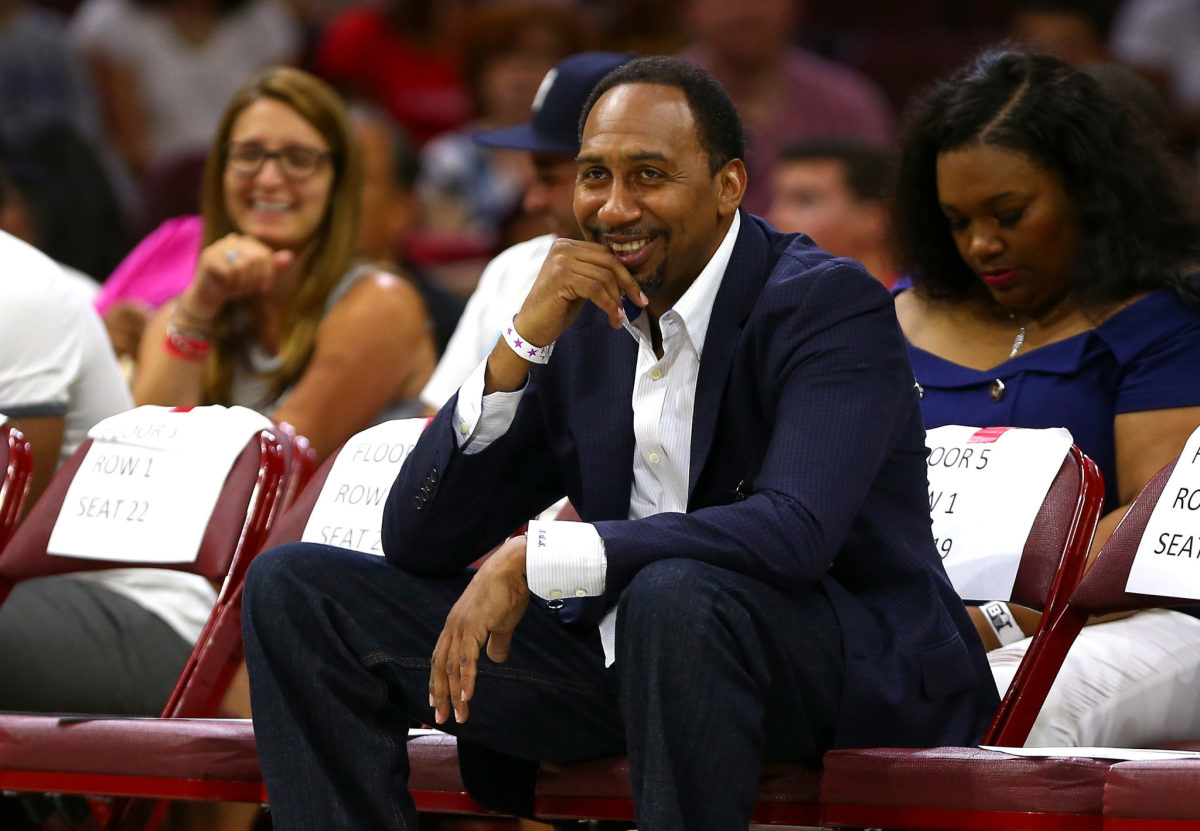 First Take host Stephen A. Smith at the BIG3 - Week Four