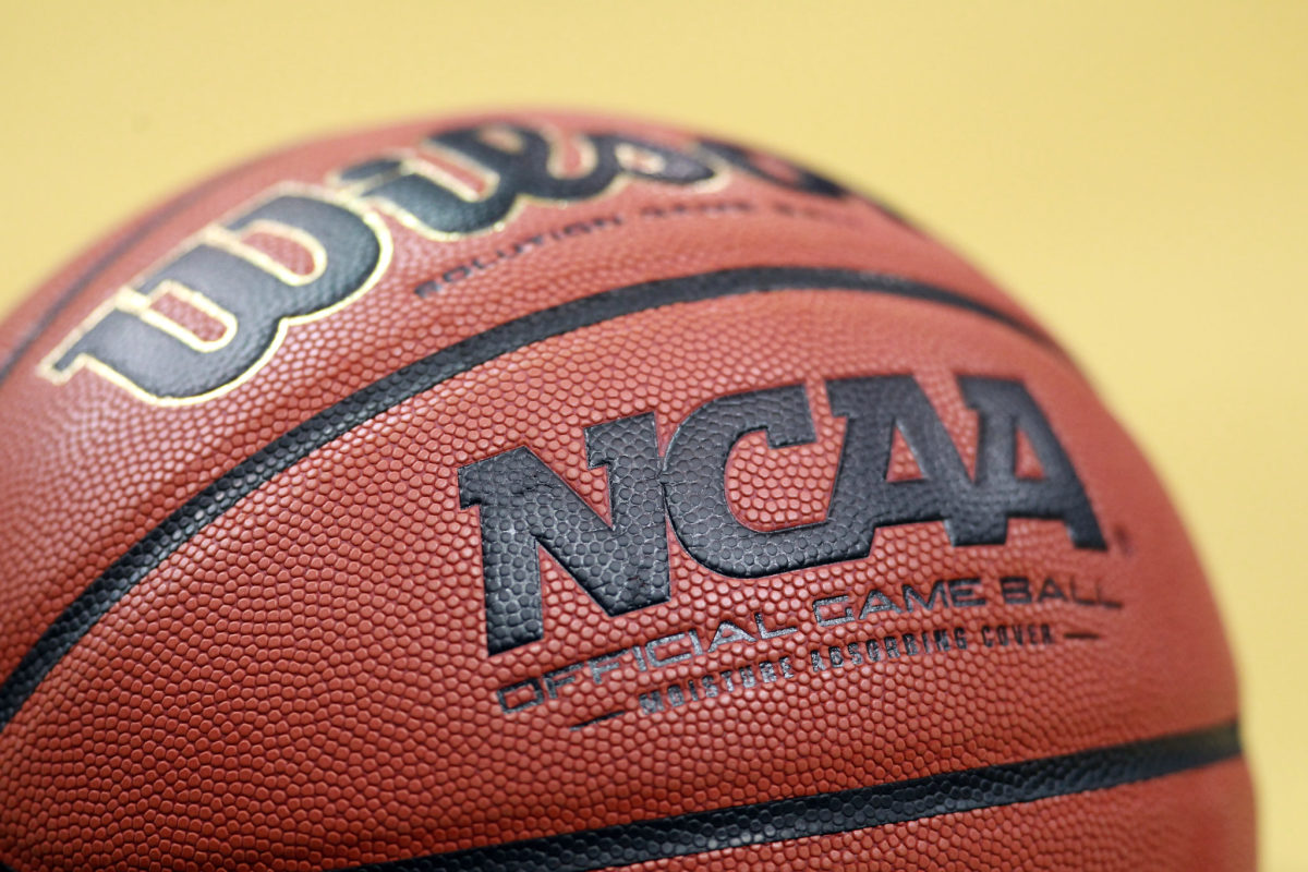 A game ball for the NCAA Tournament.