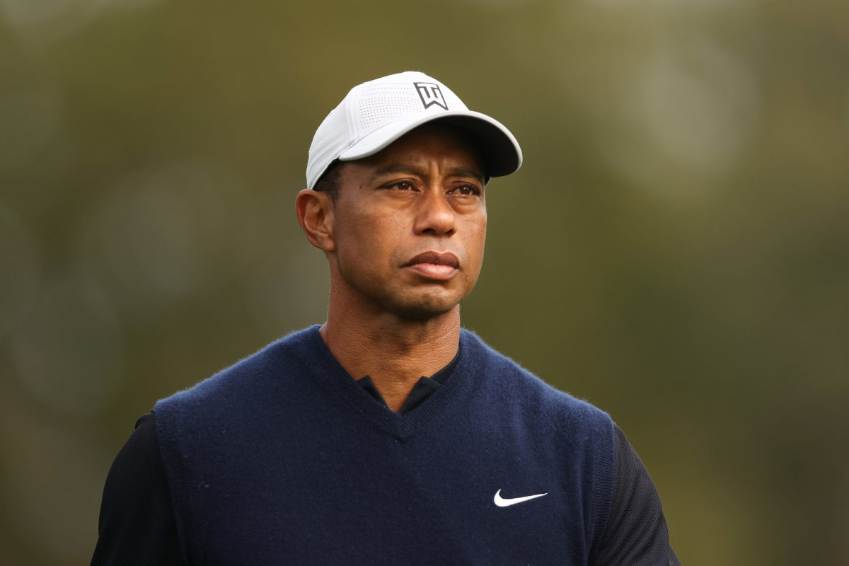 Tiger Woods in the first round of the U.S. Open.