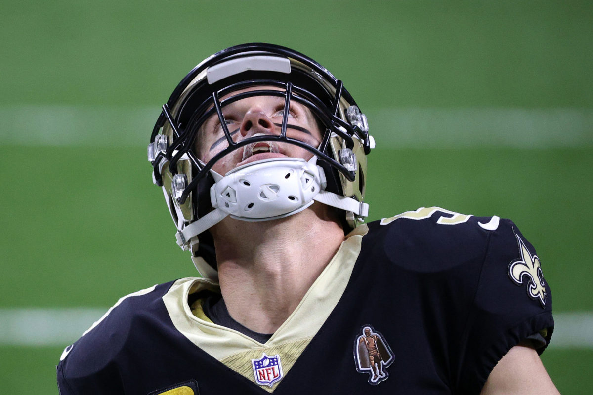 New Orleans Saints quarterback Drew Brees on Sunday night.