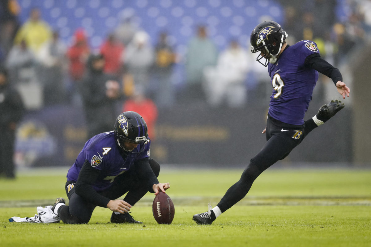 Baltimore Ravens' Kicker Pursues an Upright Life