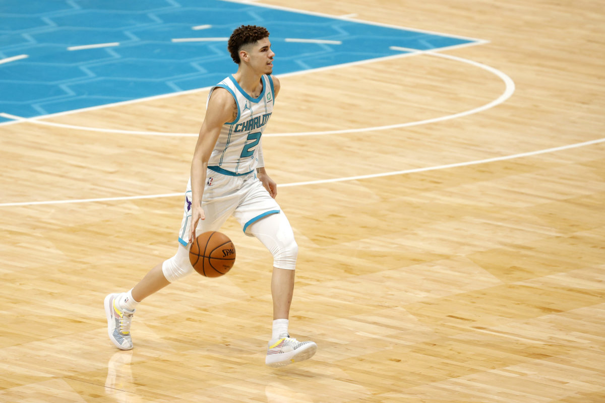 Charlotte Hornets point guard LaMelo Ball.