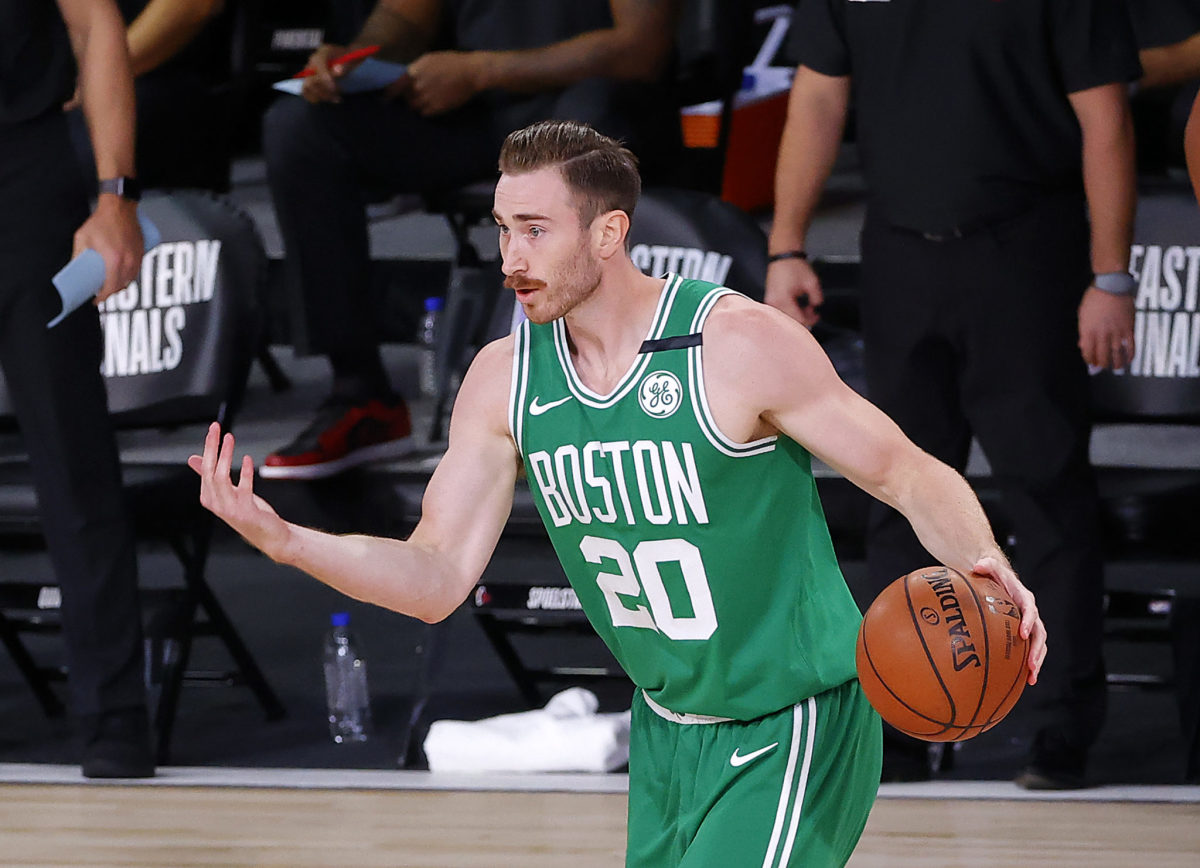 Boston Celtics shooting guard Gordon Hayward.