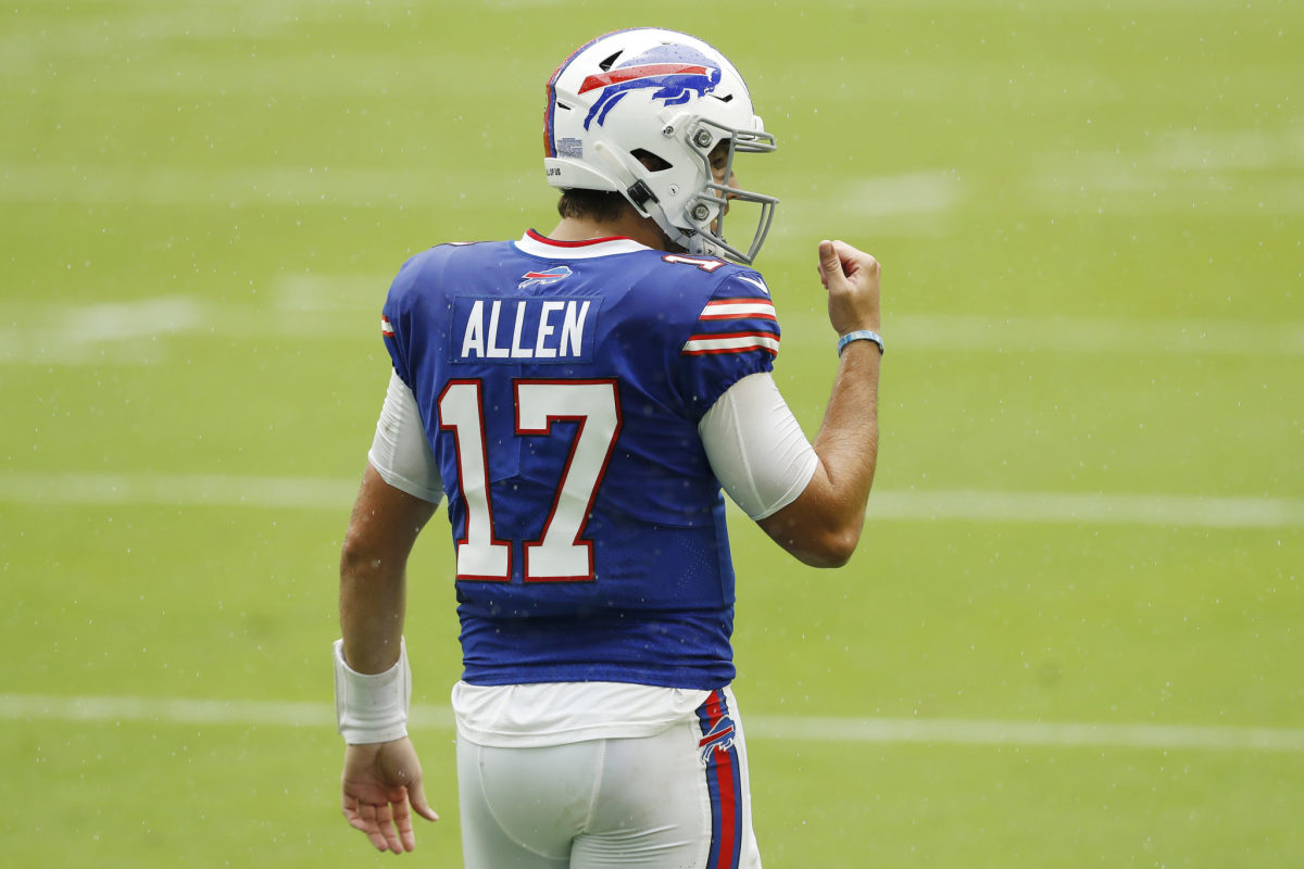 Buffalo Bills quarterback Josh Allen on Sunday.