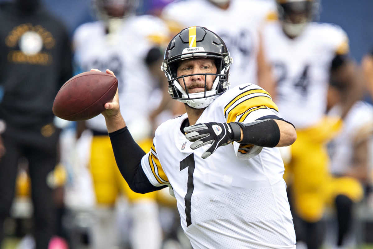 Pittsburgh Steelers quarterback Ben Roethlisberger on Sunday.