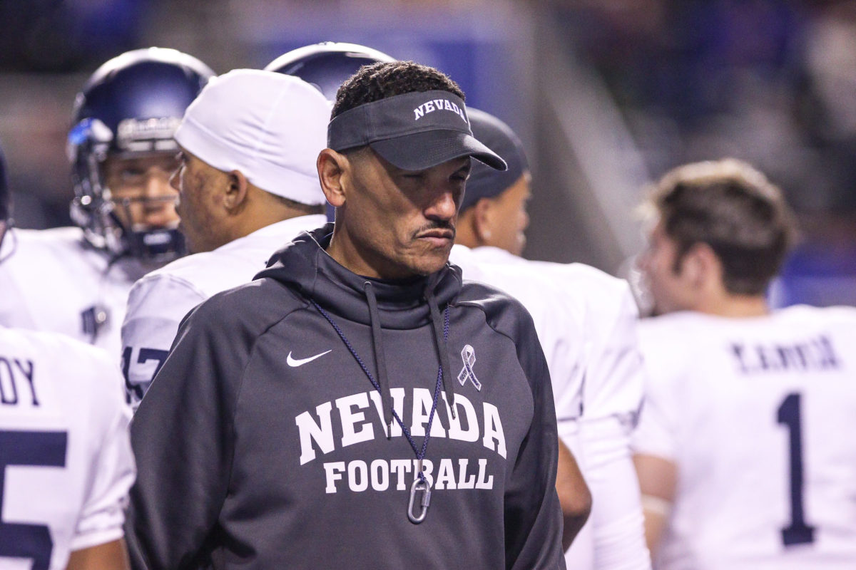 Nevada head coach Jay Norvell.