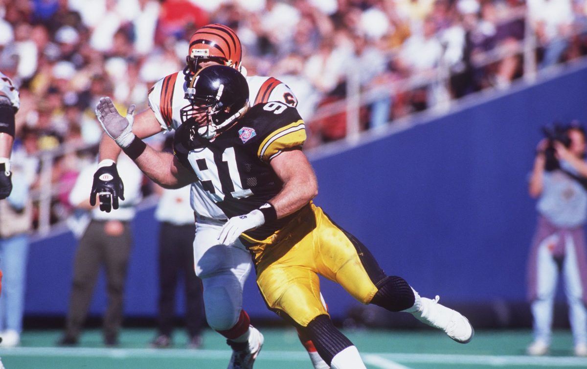 Pittsburgh Steelers on X: Kevin Greene rocking his vintage #Steelers hat  at the #ProBowl in 1996. #TBT  / X