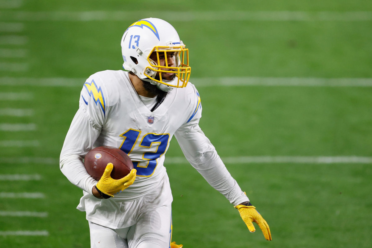 Keenan Allen on the field for the Chargers.