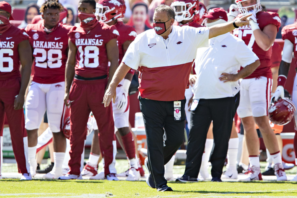 Arkansas Football Upsets Mississippi State: College Football World ...