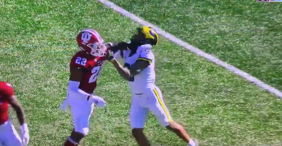 Video Punches Thrown In Michigan vs. Indiana Game The Spun What's