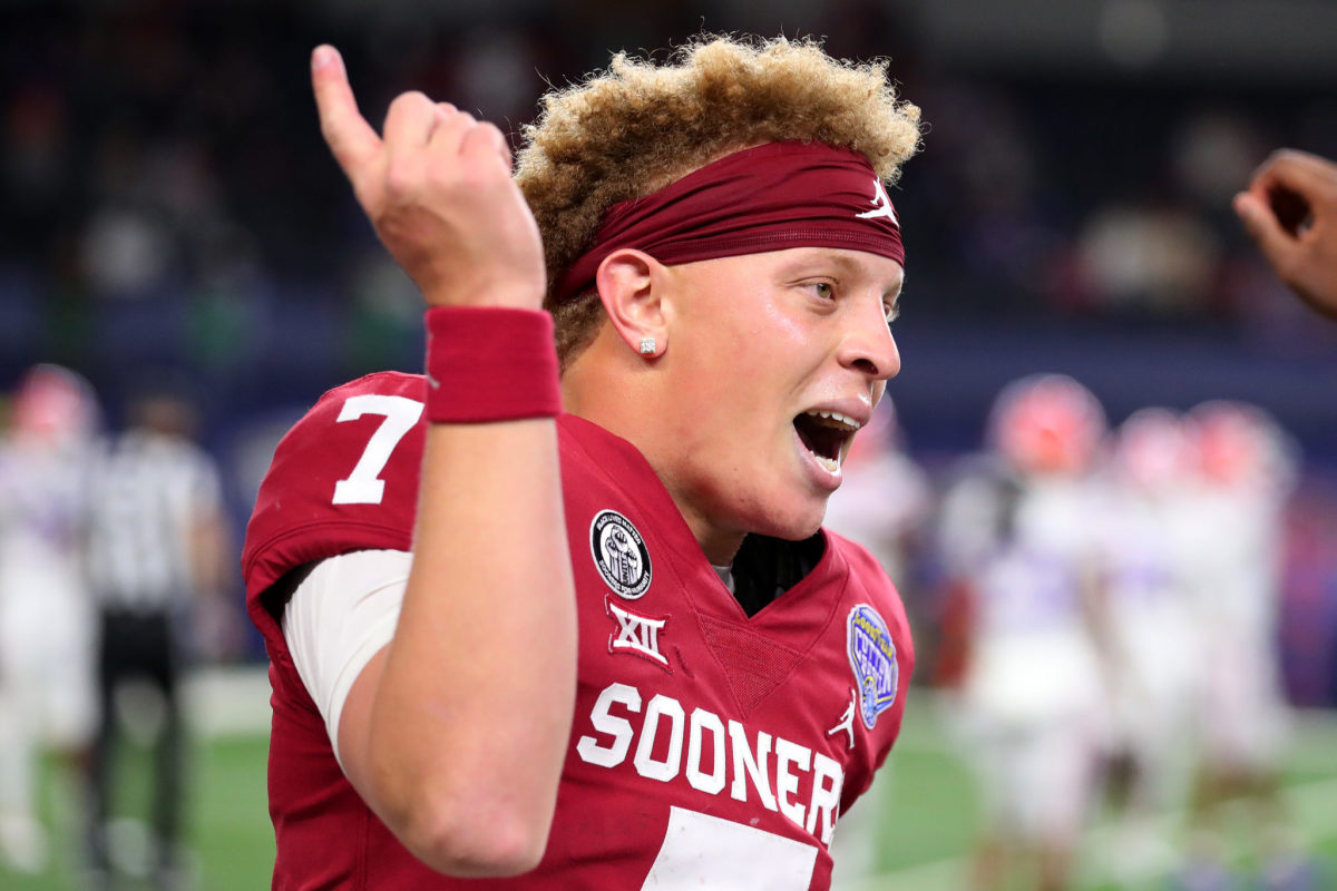 Oklahoma Sooners quarterback Spencer Rattler, one of college football's best passers.