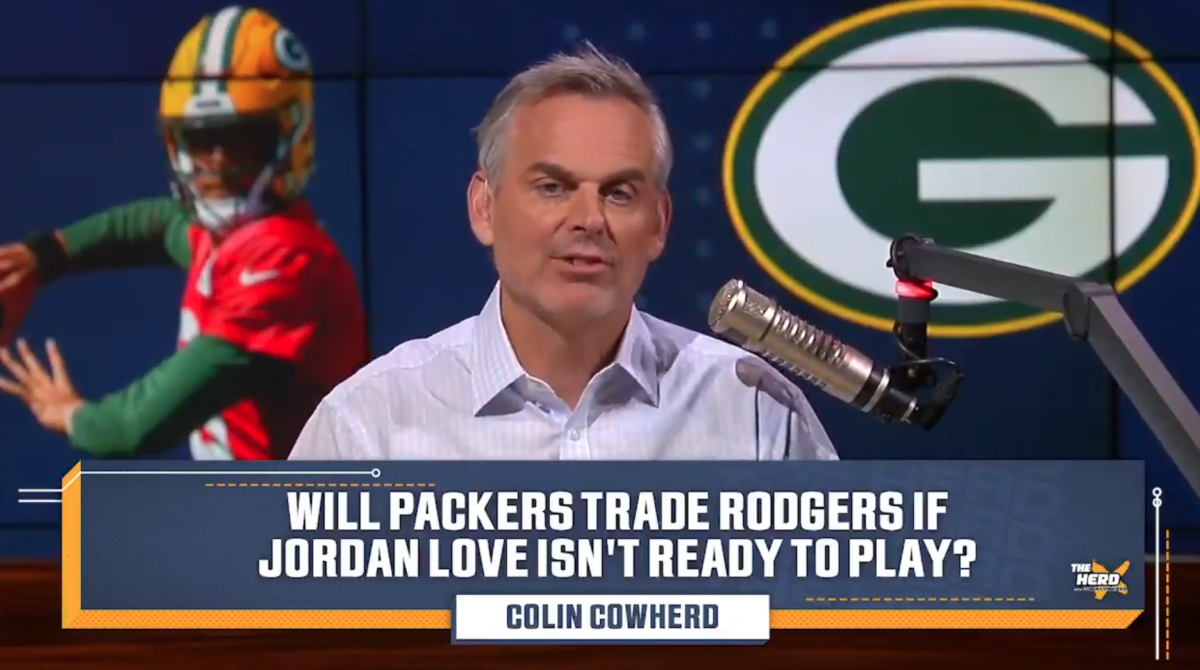 Colin Cowherd discusses Green Bay Packers situation with Jordan Love and Aaron Rodgers around OTAs.