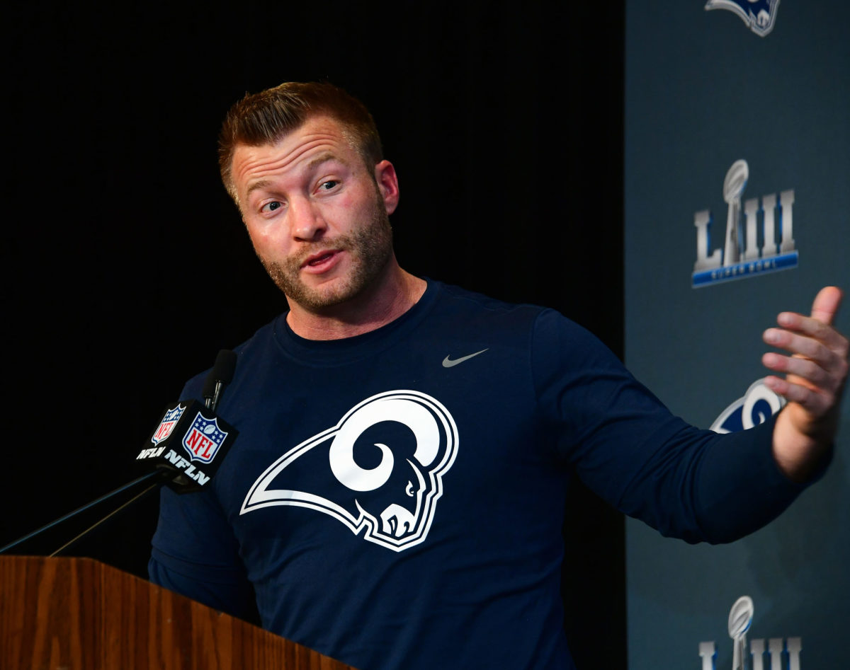 Sean McVay surprised by Cole Strange pick, but Patriots didn't