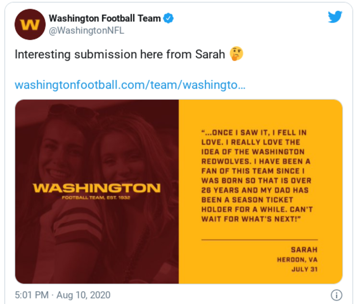 Washington Football Team: 2020 Season Ticket-Holders Can Get Full