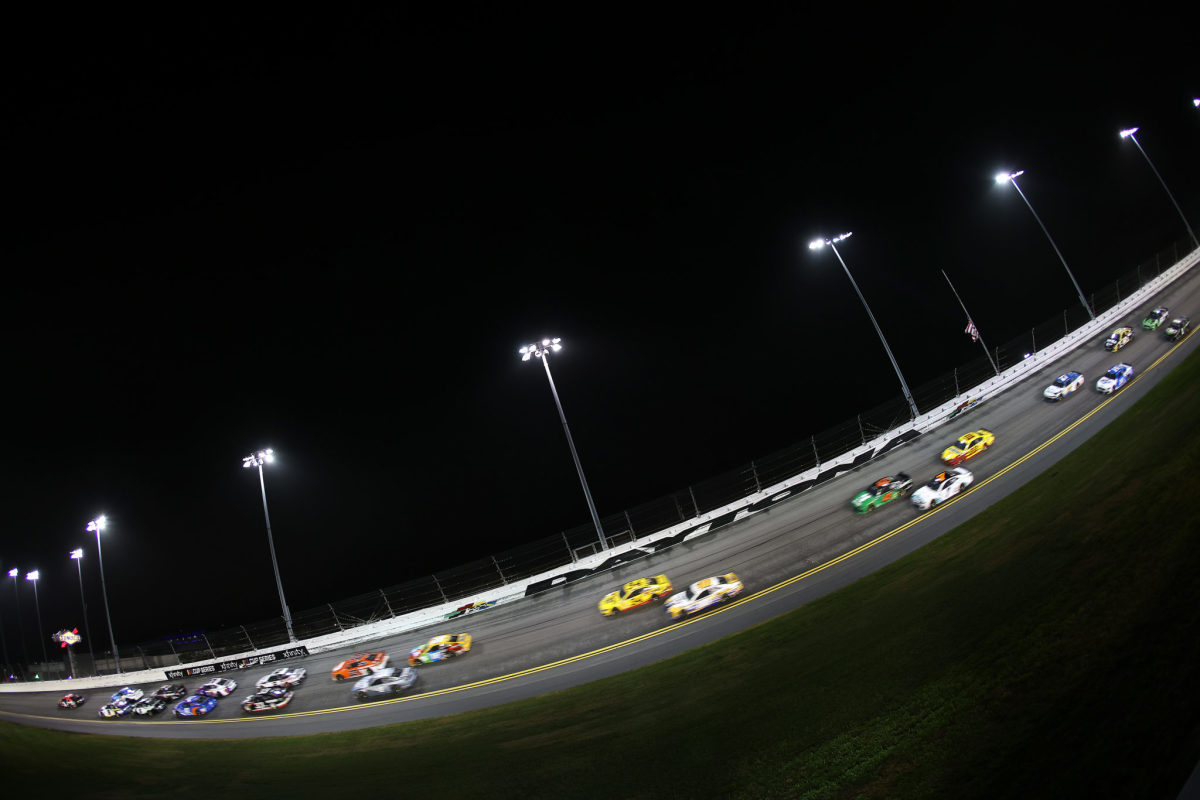 Daytona 500 at night on Feb. 14.