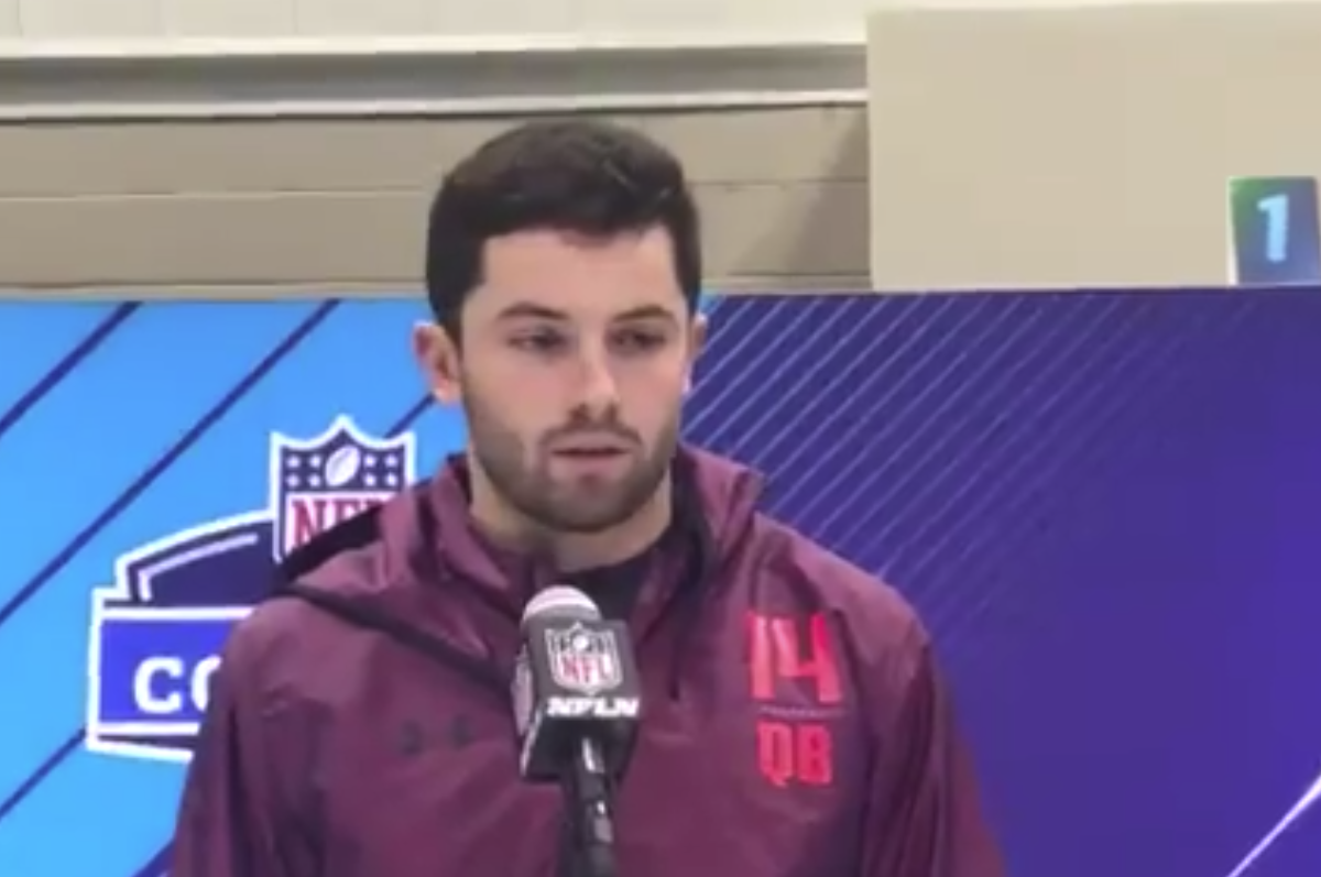 Baker Mayfield Made A Bold Claim At The NFL Combine - The Spun