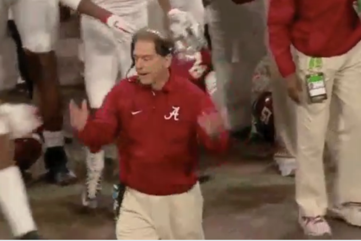 Video: Here's Nick Saban's Reaction To Missed Field Goal - The Spun ...