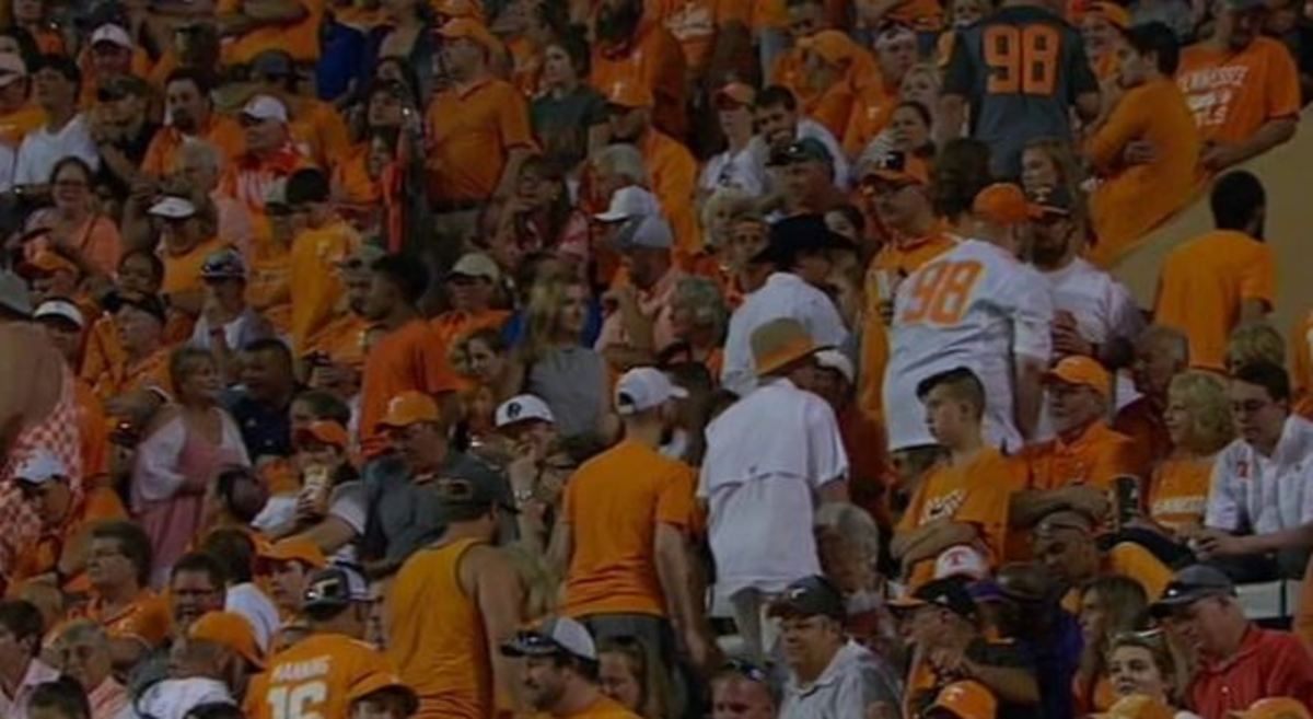 Tennessee fans leaving Florida game in early third quarter.