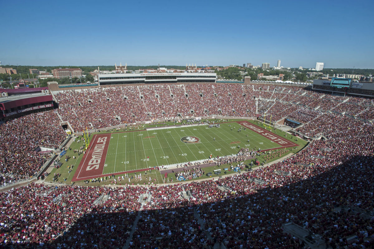A general view of Florida State's football field.