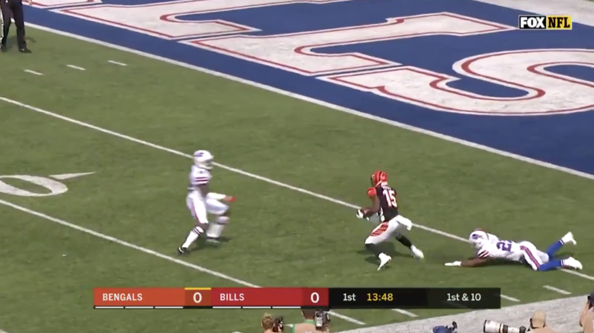 john ross makes a ridiculous touchdown catch