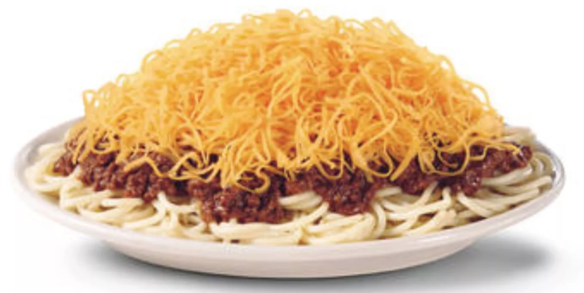 A picture of Skyline chili.