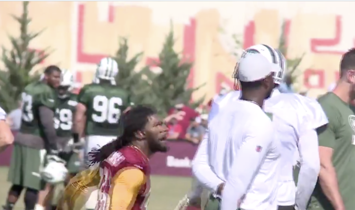 terrelle pryor gets embarrassed by the redskins