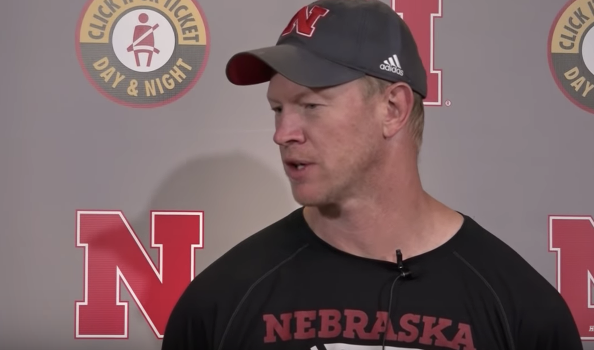 scott frost speaks to reporters about tonight's loss