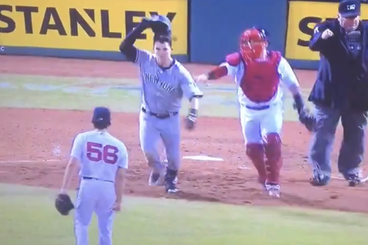 Video This Is The Play That Caused YankeesRed Sox Brawl The Spun