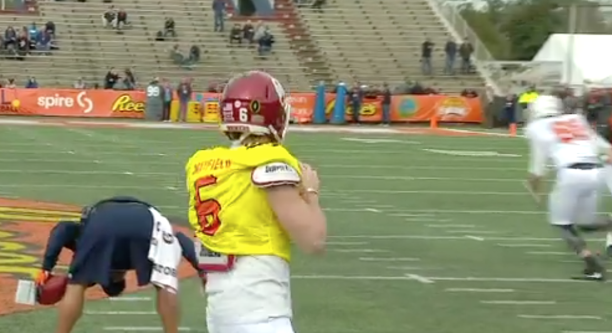baker mayfield, baker mayfield oklahoma, baker mayfield nfl draft, baker mayfield senior bowl, baker mayfield left early