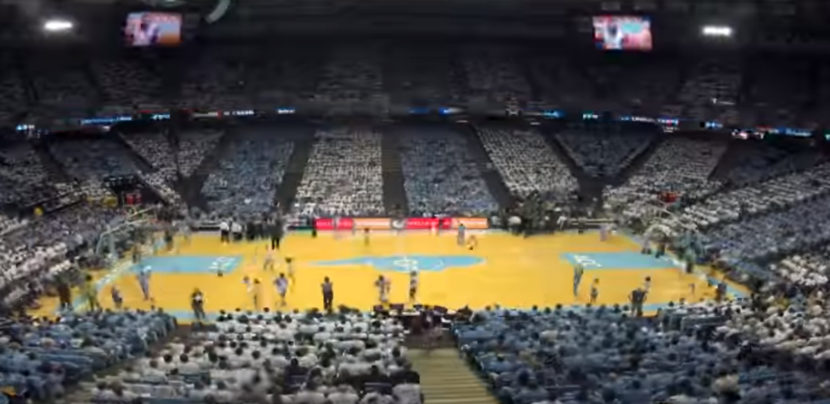 UNC's Dean Dome during a game.