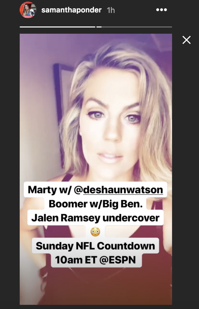 ESPN names Samantha Ponder new 'Sunday NFL Countdown' host