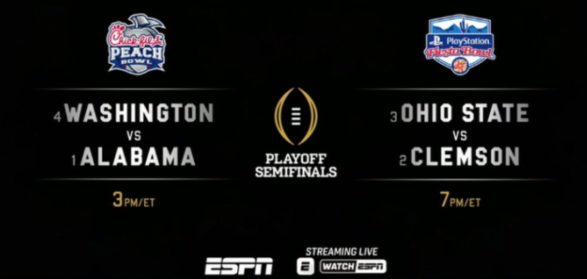 A promo for the College Football Playoff on ESPN.