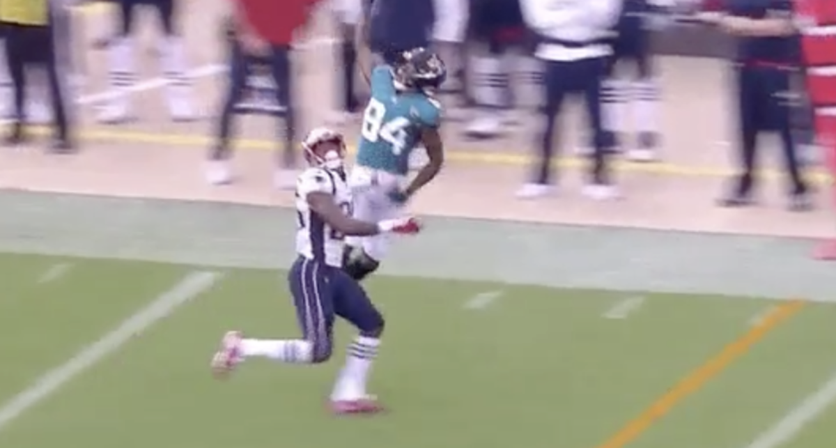 Keenan Cole makes a great catch.