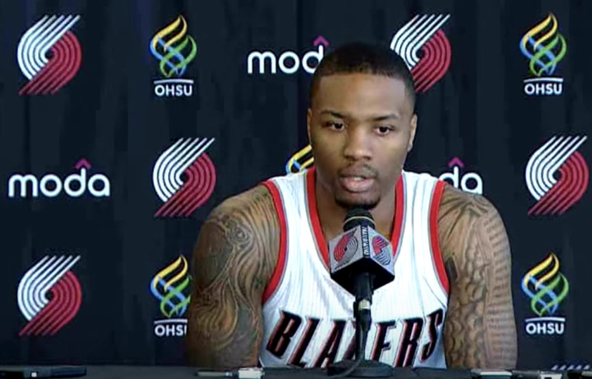 damian lillard asked about playing for the lakers