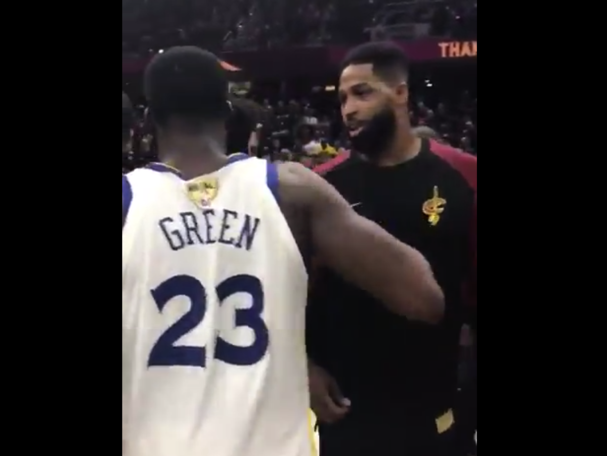 Draymond Green disses Tristan Thompson after the NBA Finals.