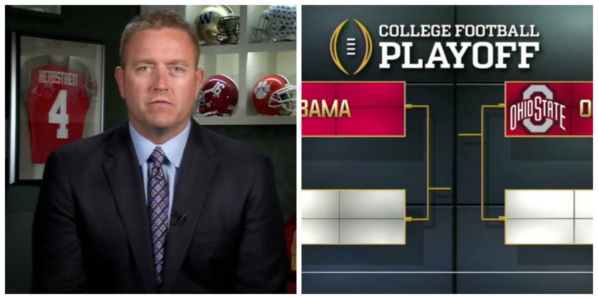Kirk Herbstreit predicts the CFP.