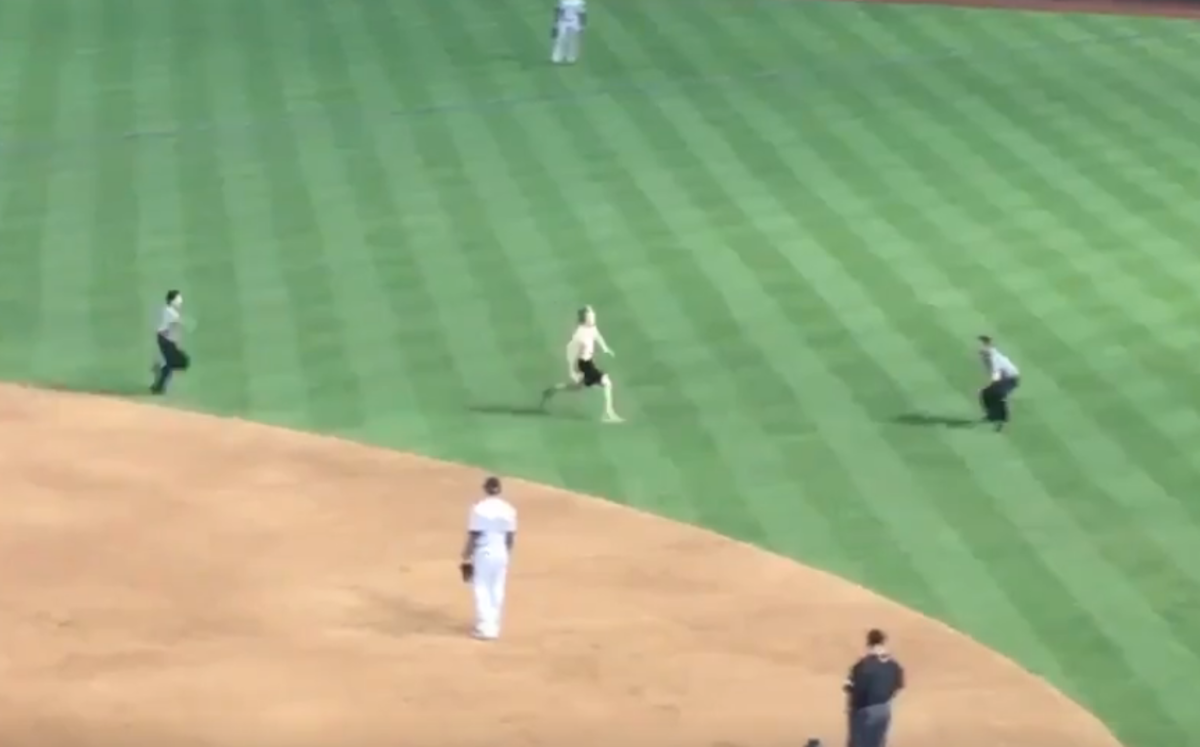 Here is the first streaker of the MLB season.