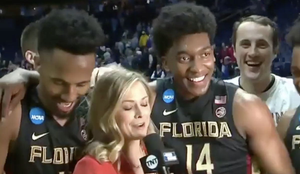 Florida State players interviewed after beating Gonzaga.