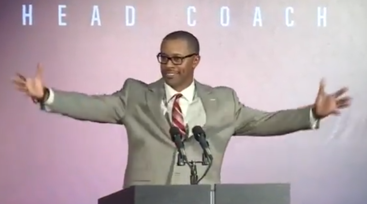 Willie Taggart introduced as Florida State head coach.