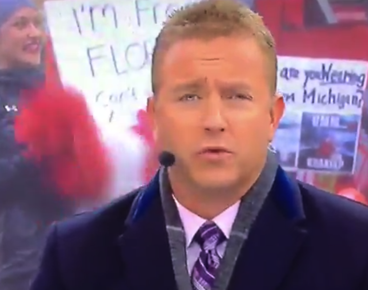 Kirk Herbstreit discusses Jim Harbaugh on College GameDay.
